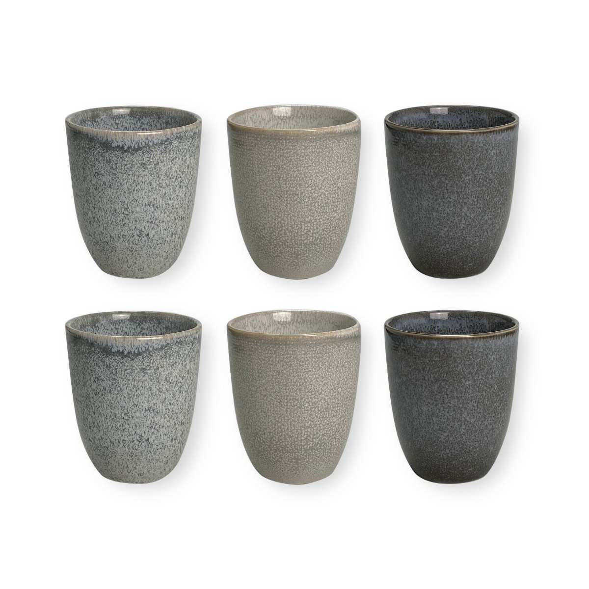 Lot de 6 tasses, ZAO