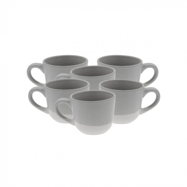 Lot de 6 tasses, TERRE DE SIENNE