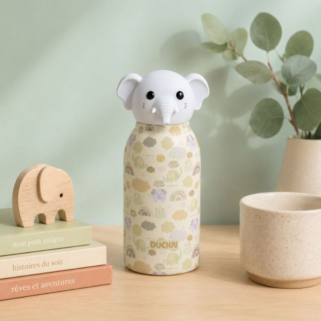 Gourde isotherme enfant éléphant, Zimo