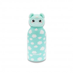 Gourde isotherme monstre turquoise, Mimiki