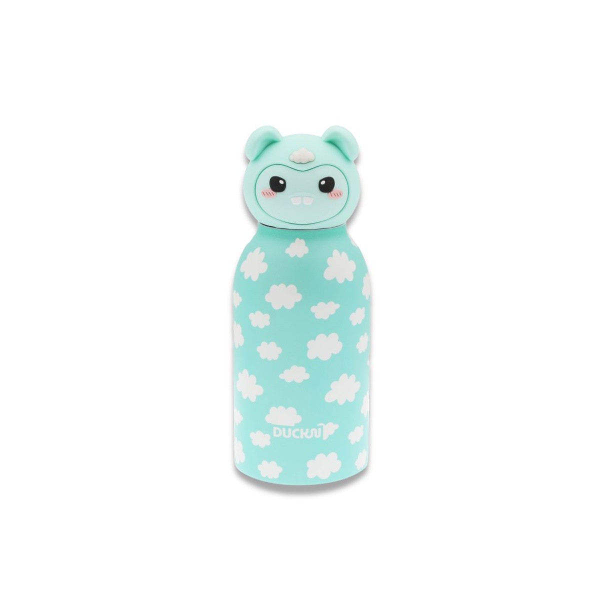 Gourde isotherme monstre turquoise, Mimiki