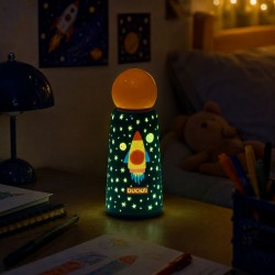 Gourde isotherme fluorescente fusée
