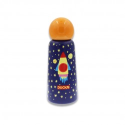 Gourde isotherme fluorescente fusée, Duck'n