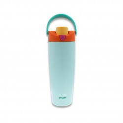 Gourde isotherme turquoise avec poignée, Duck'n