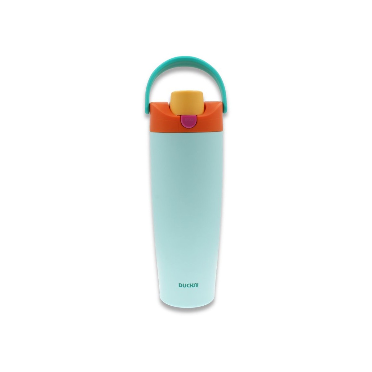Gourde isotherme turquoise avec poignée, Duck'n
