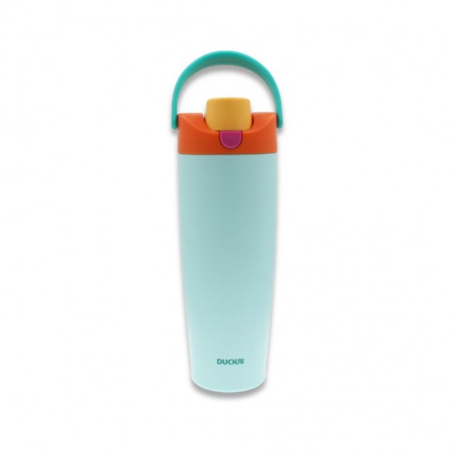 Gourde isotherme turquoise avec poignée, Duck'n