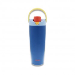 Gourde isotherme bleue avec poignée, Duck'n