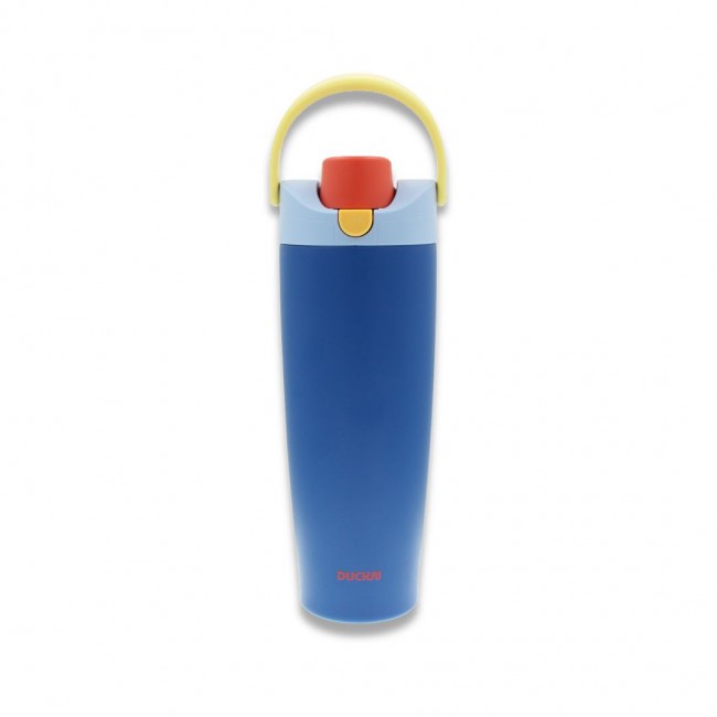 Gourde isotherme bleue avec poignée, Duck'n