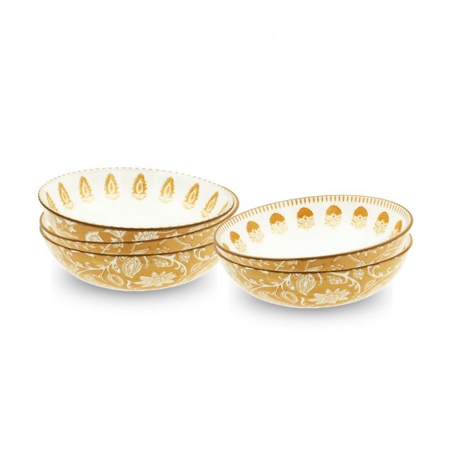 Lot de 6 assiettes creuses, AMBRE