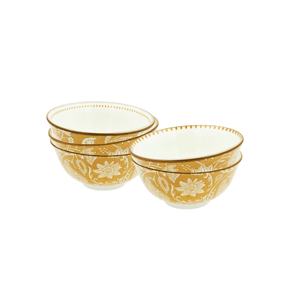 Lot de 6 bols médiums, AMBRE