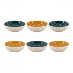 Lot de 6 assiettes creuses, CORALIA
