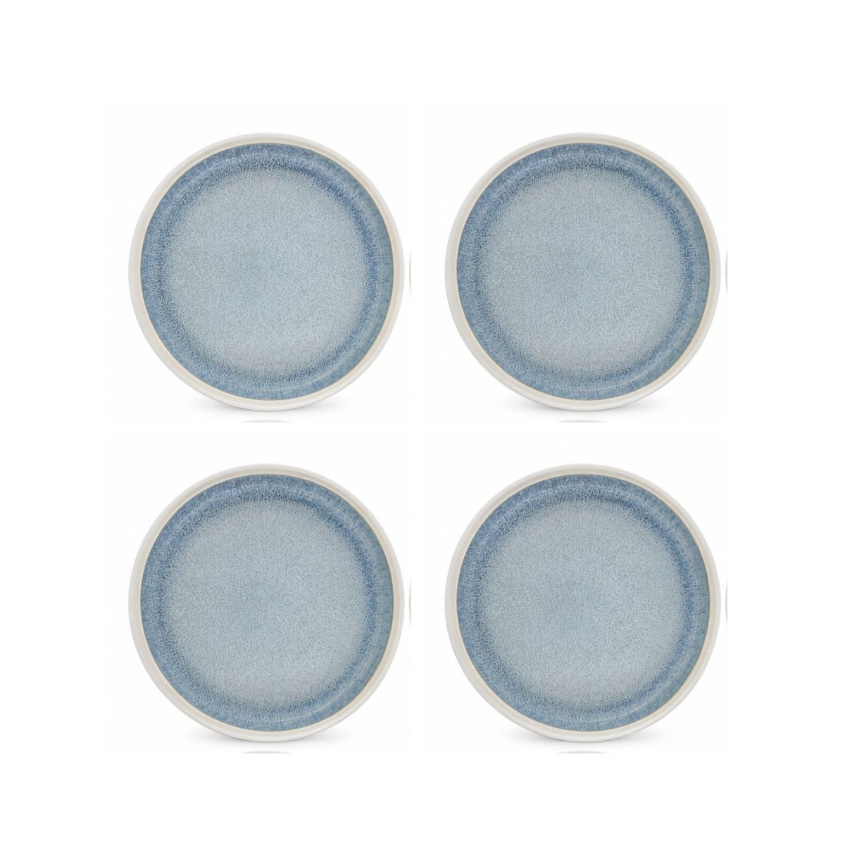 Lot de 4 petites assiettes, BOREA