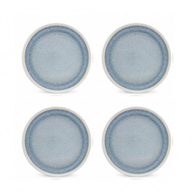 Lot de 4 petites assiettes, BOREA