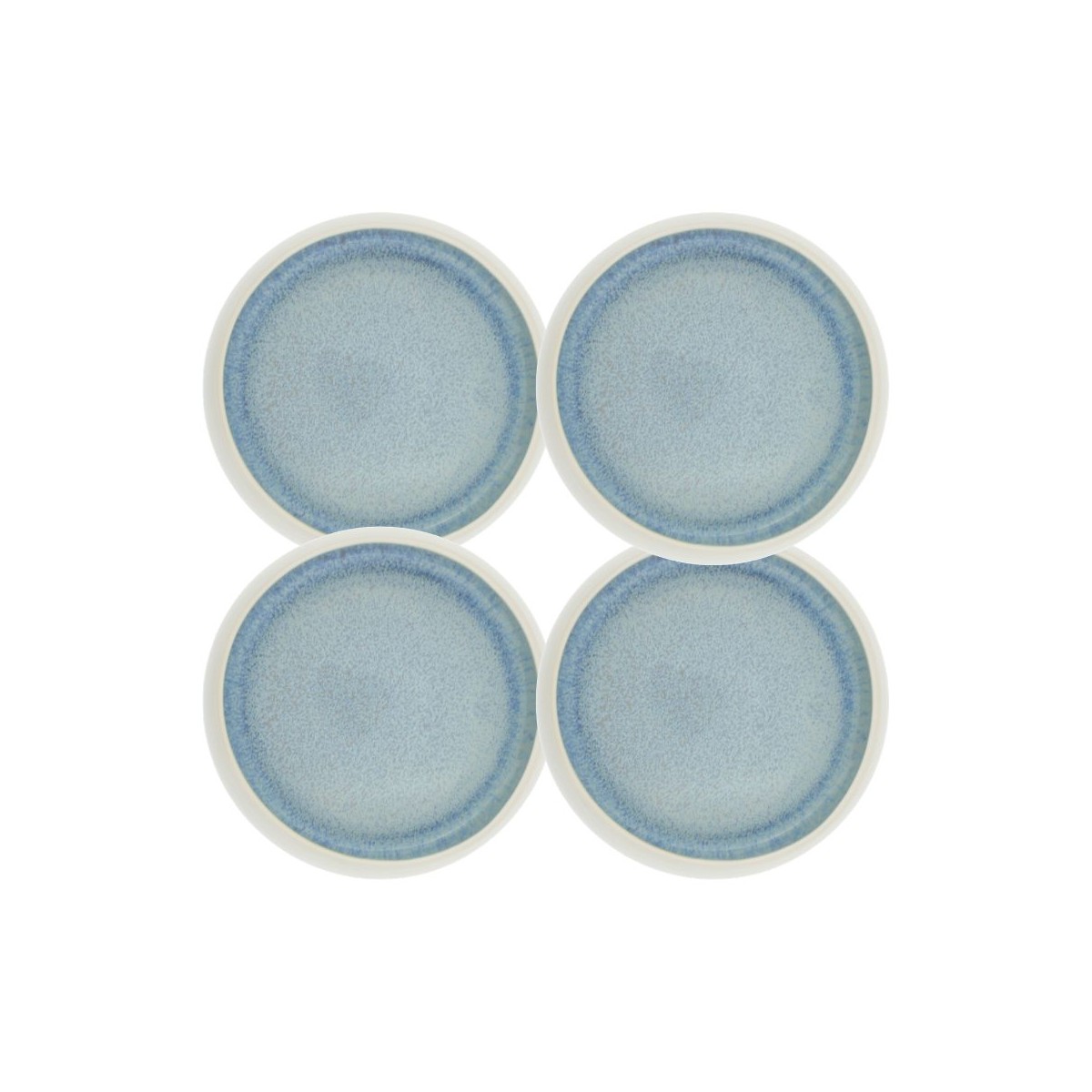 Lot de 4 petites assiettes, BOREA