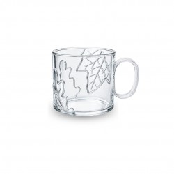 Lot de 2 mugs en verres feuilles, LES AMIS DES BOIS