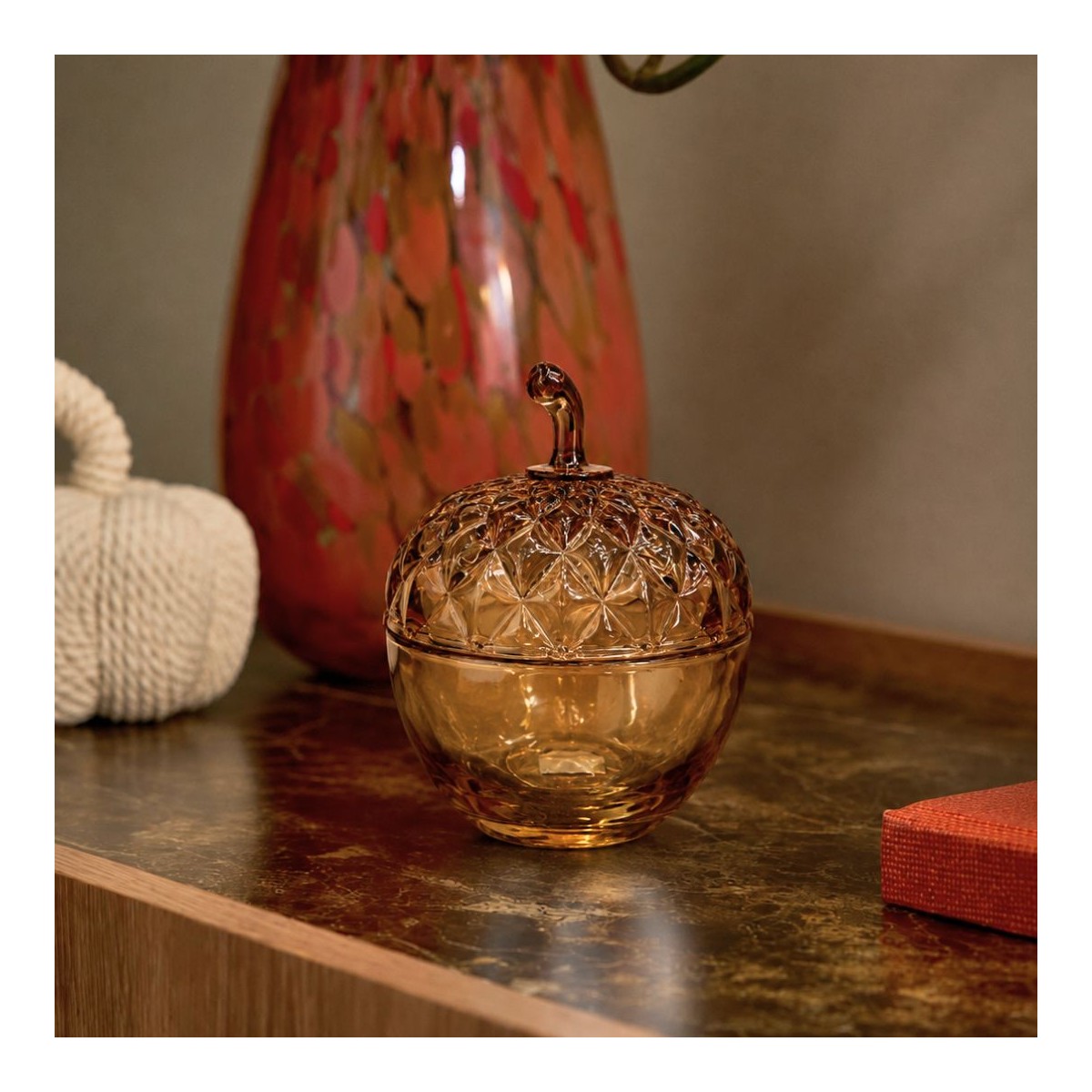 Pot décoratif en verre