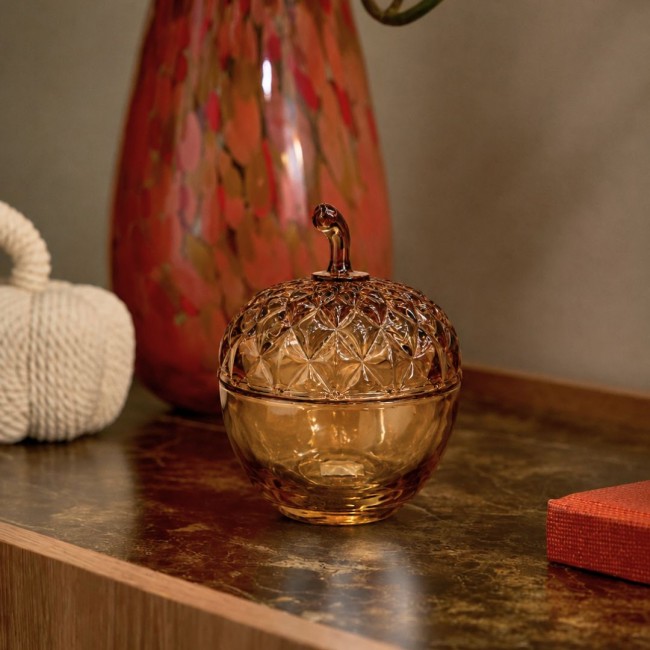 Pot décoratif en verre