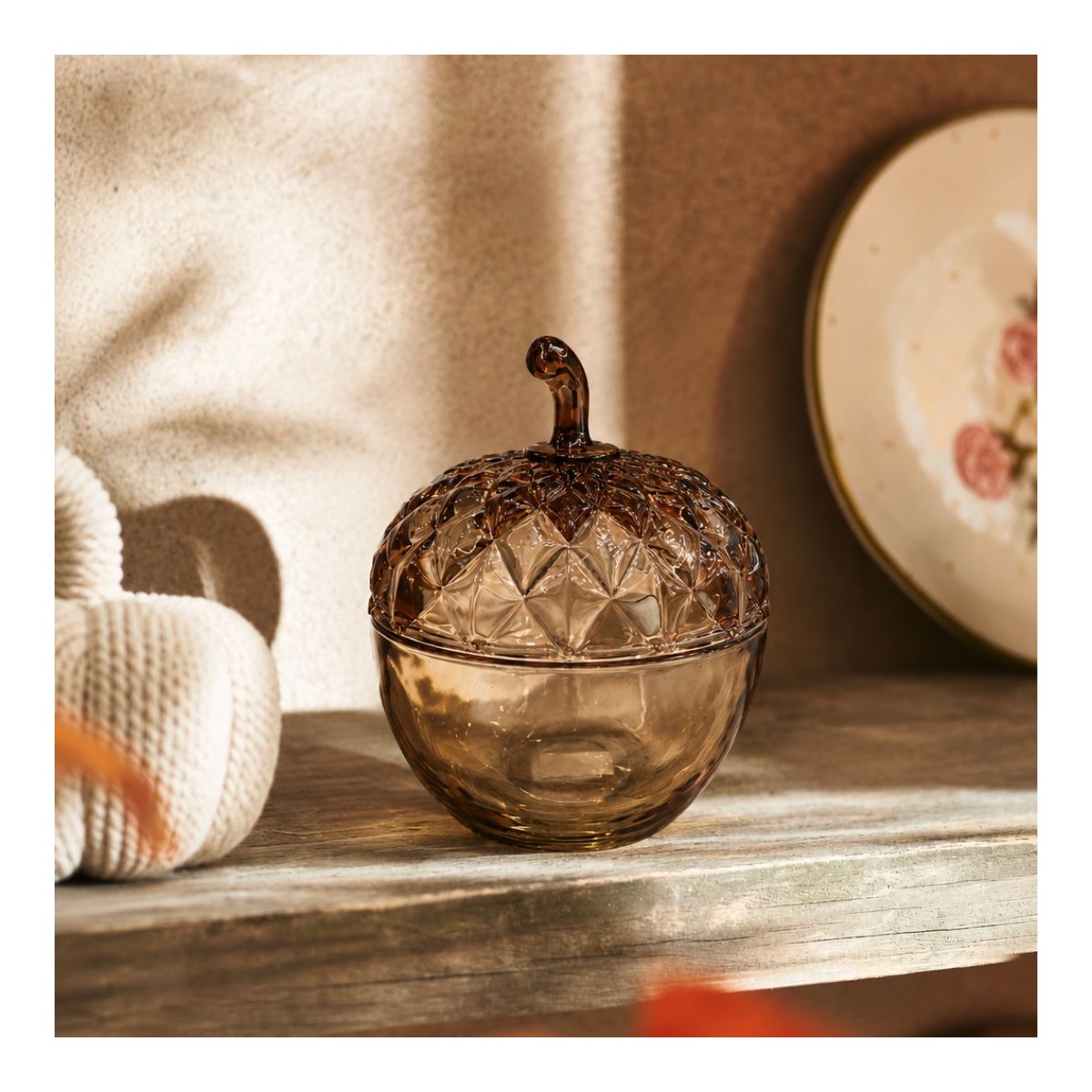 Pot décoratif en verre