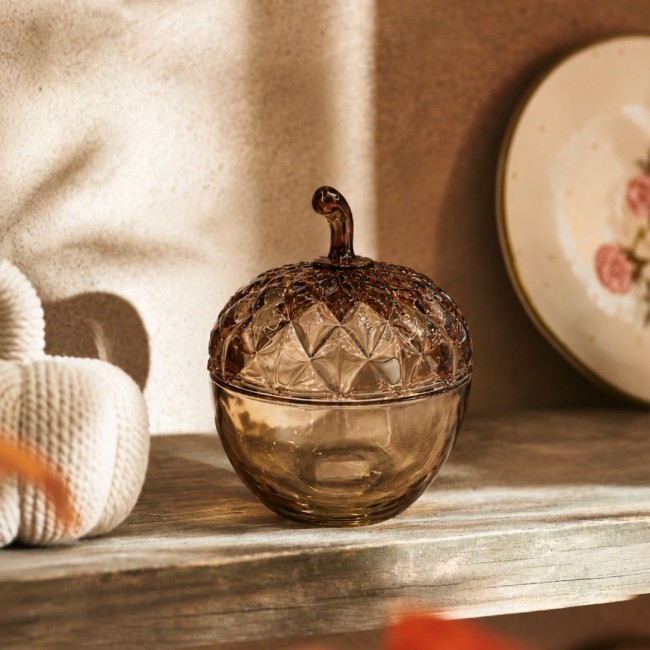 Pot décoratif en verre