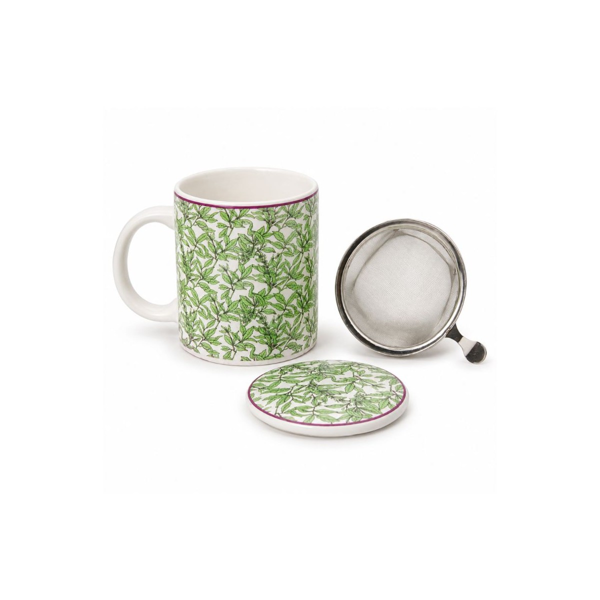 Tisanière avec filtre & couvercle, LATTE LOVERS