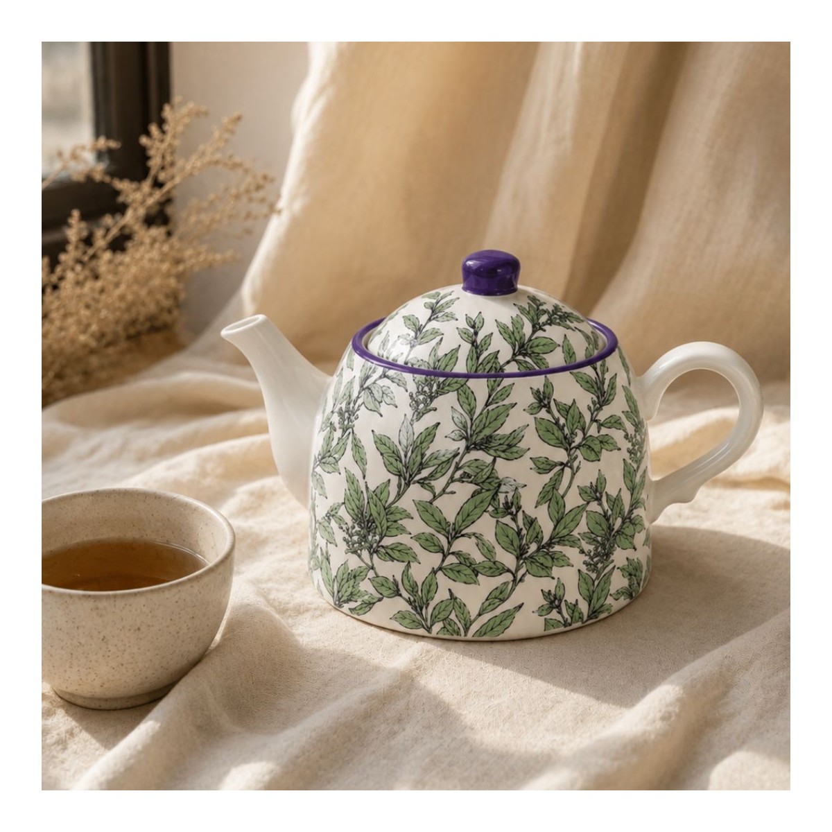 Théière en porcelaine, LATTE LOVERS