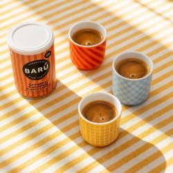Lot de 3 tasses expresso, BEAU BRUNCH