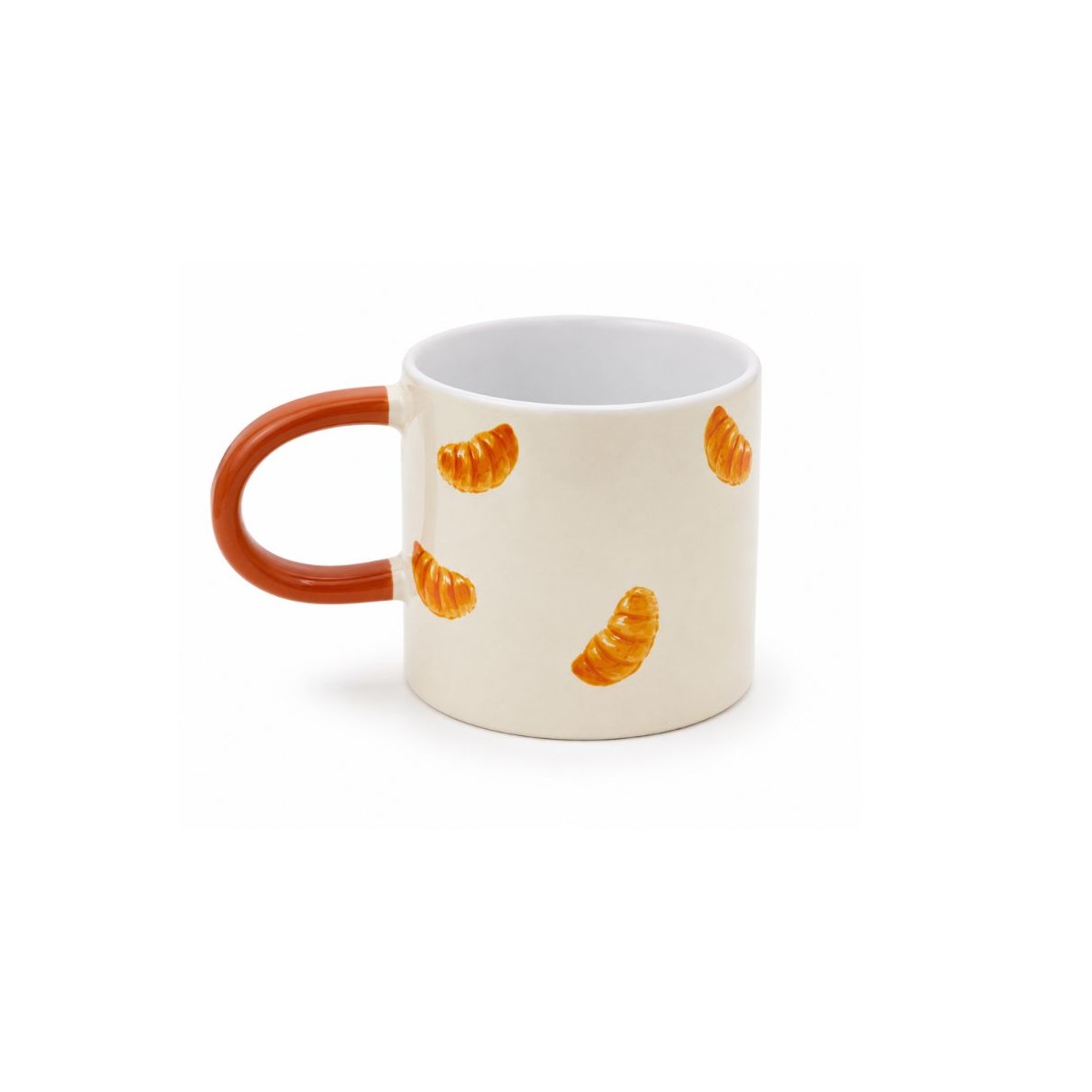 Mug croissant blanc, BEAU BRUNCH