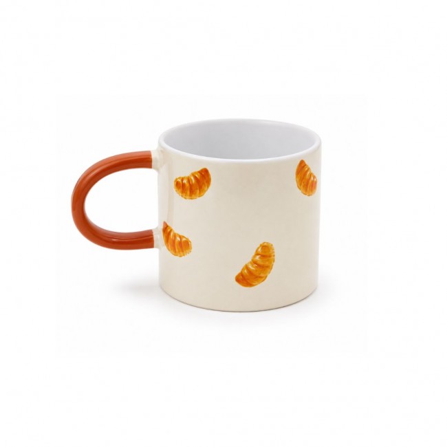 Mug croissant blanc, BEAU BRUNCH