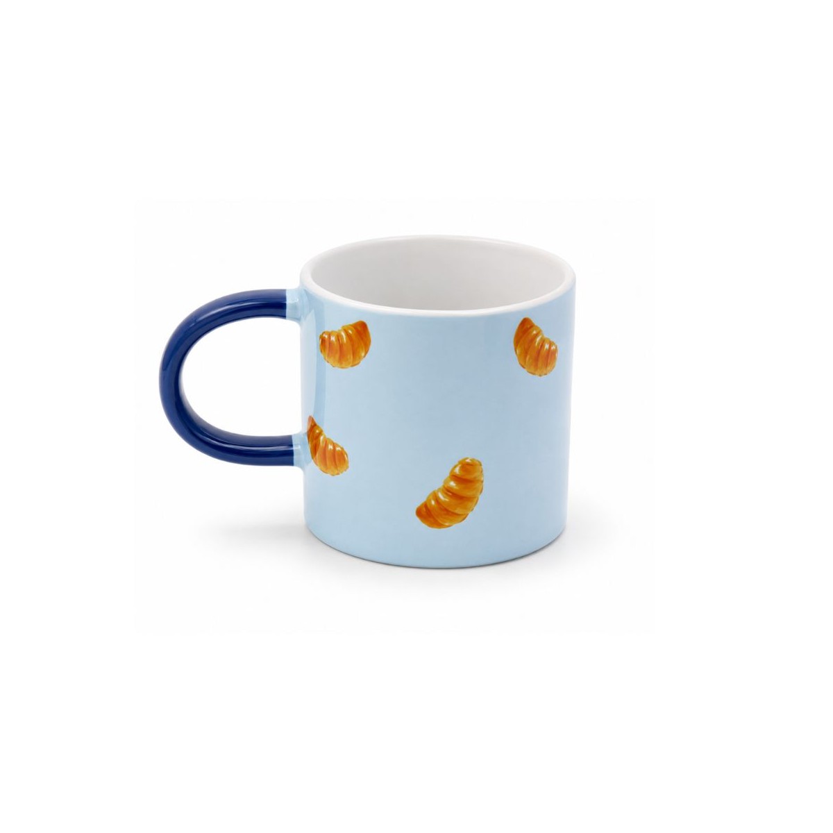Mug croissant bleu, BEAU BRUNCH