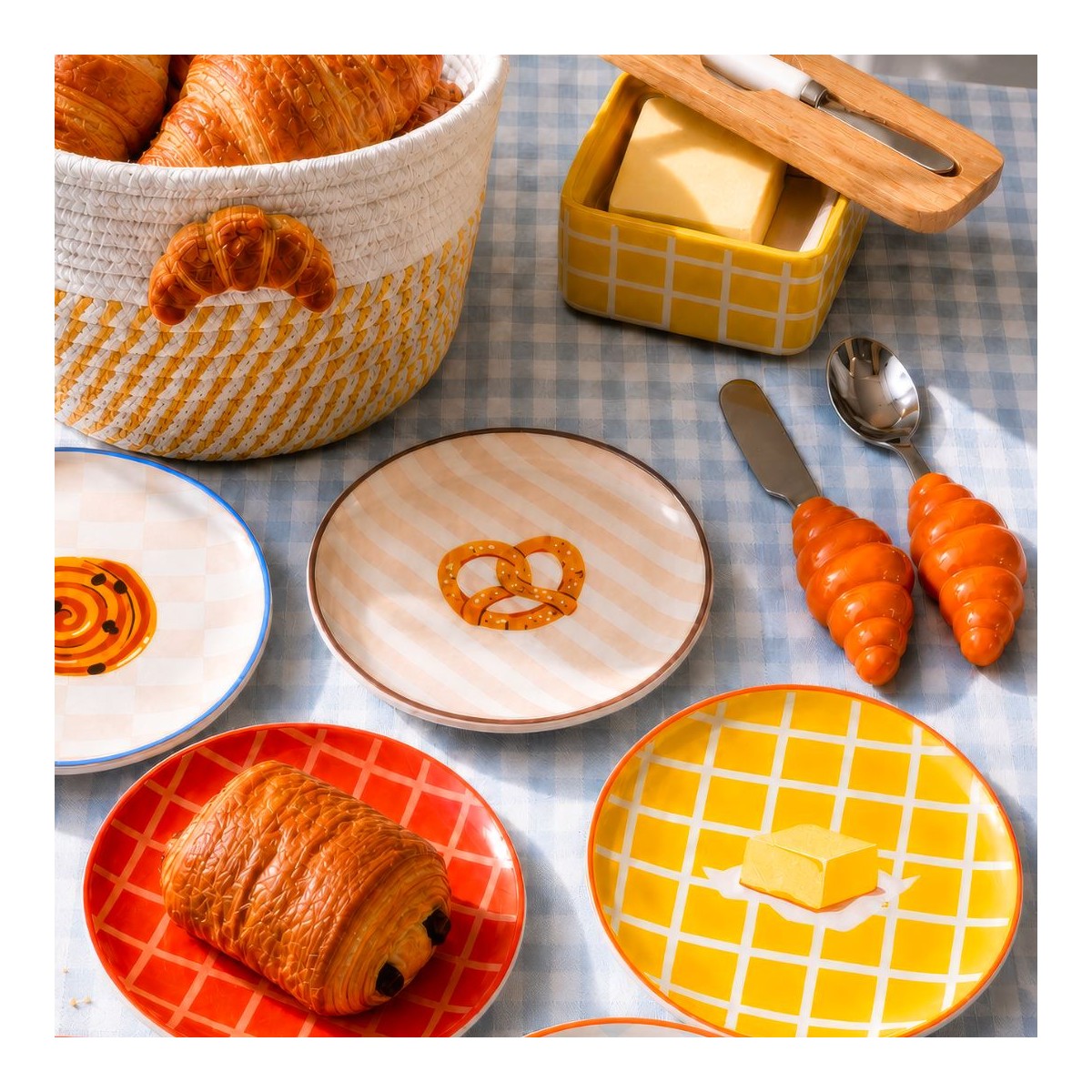 Set de 2 couverts croissant, BEAU BRUNCH