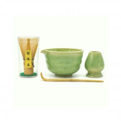 Coffret matcha 4 pièces en céramique, LATTE LOVERS