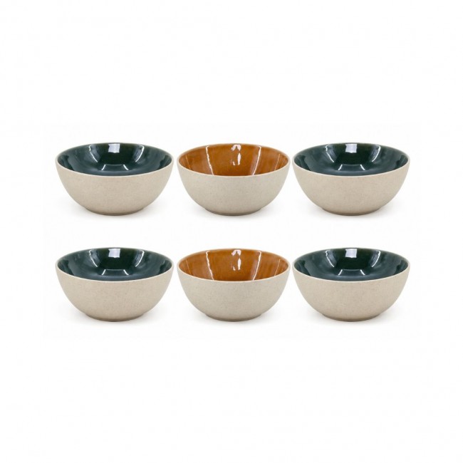 Lot de 6 bols médiums, CORALIA