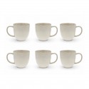 Lot de 6 mugs, COTON