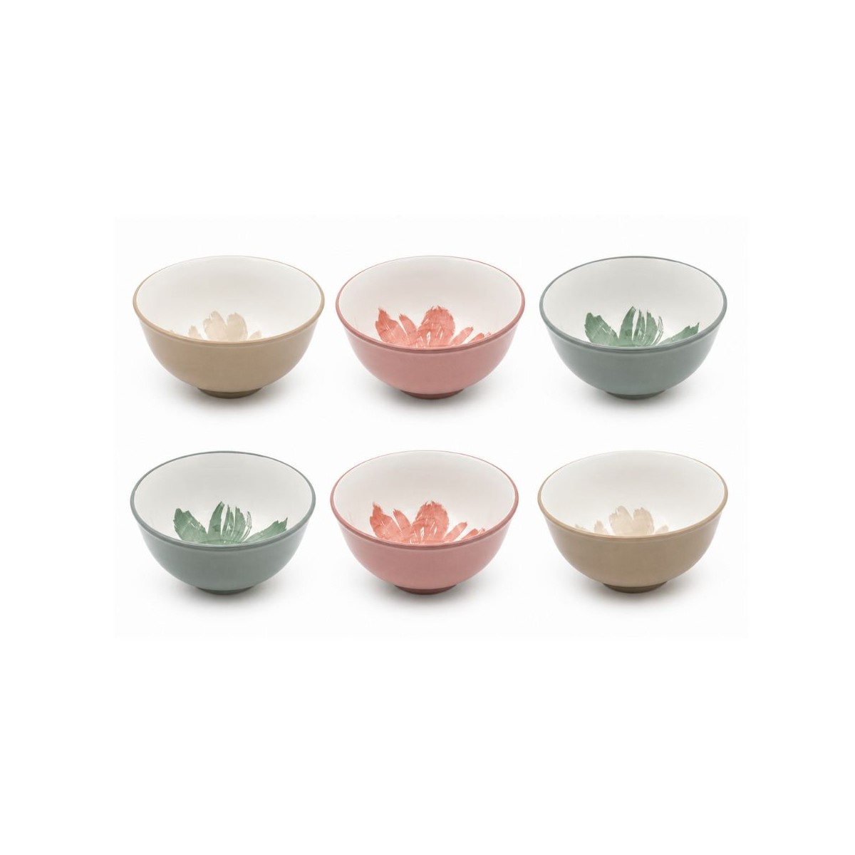 Lot de 6 petits bols, HANAE