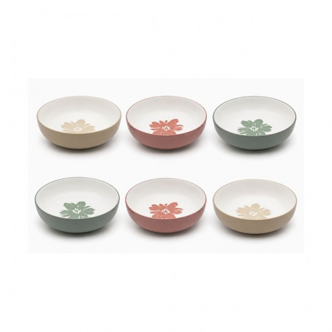 Lot de 6 assiettes creuses, HANAE