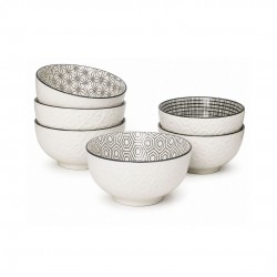 Lot de 6 grands bols, KOMAE
