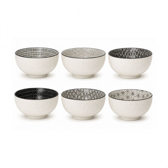 Lot de 6 grands bols, KOMAE
