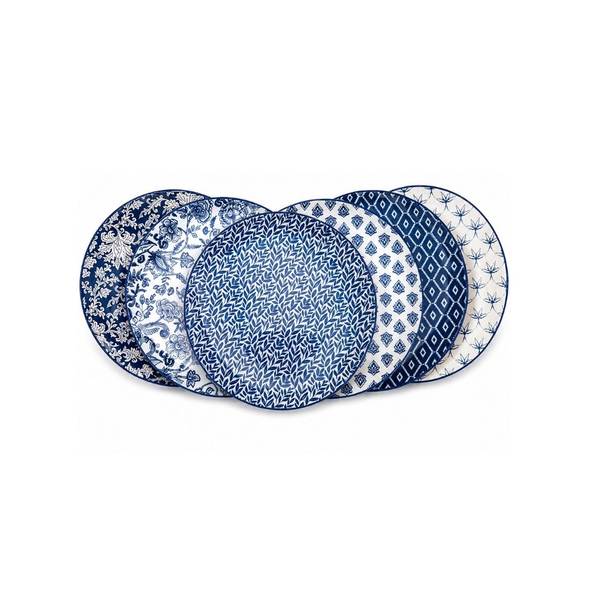 Lot de 6 assiettes à dessert, MAJORELLE