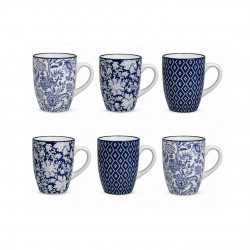 Lot de 6 mugs, MAJORELLE