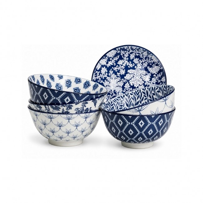 Lot de 6 petits bols, MAJORELLE