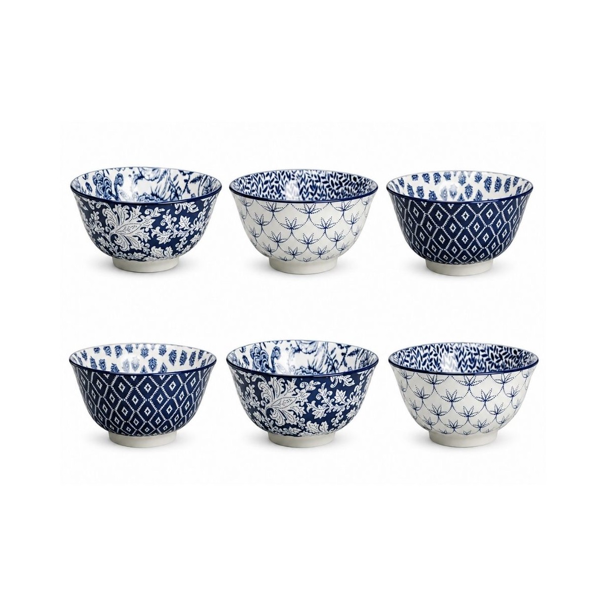 Lot de 6 bols médiums, MAJORELLE
