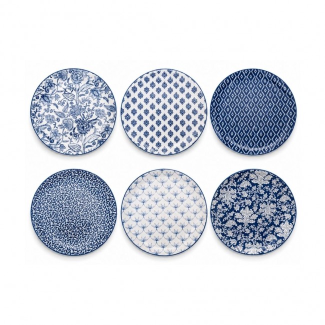 Service d'assiettes et bols 18 pièces, MAJORELLE