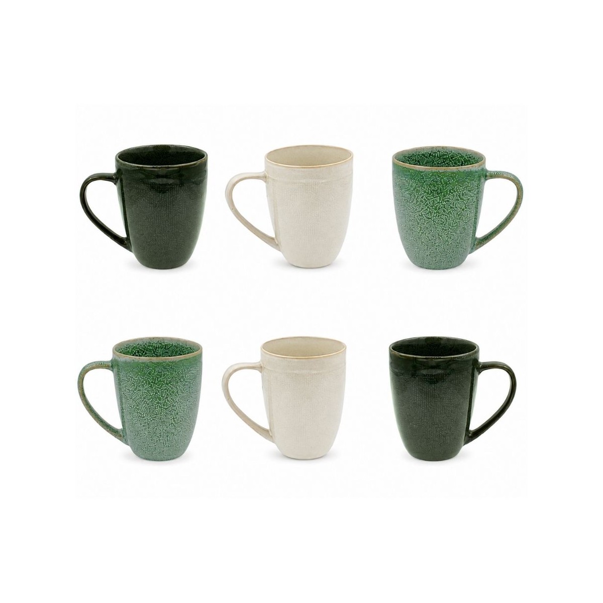 Lot de 6 mugs, MILA