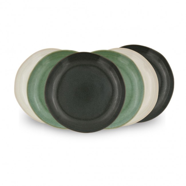 Lot de 6 grandes assiettes, MILA