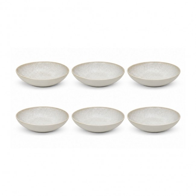 Lot de 6 assiettes creuses, NUAGE