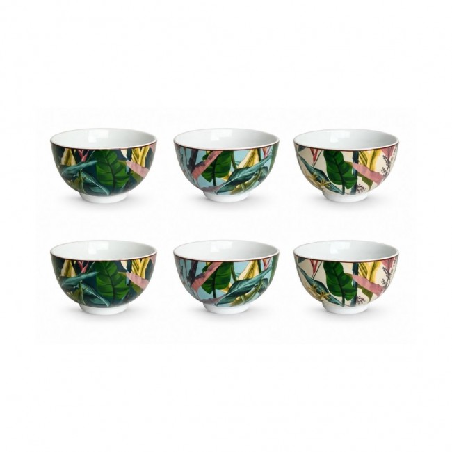 Lot de 6 petits bols, BORNEO