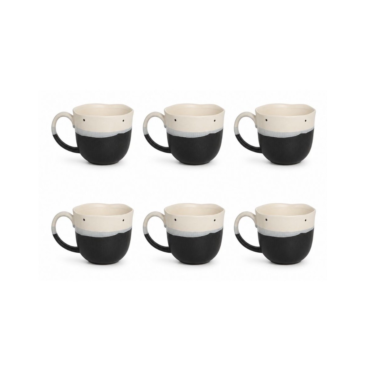 Lot de 6 tasses, JAPANDI