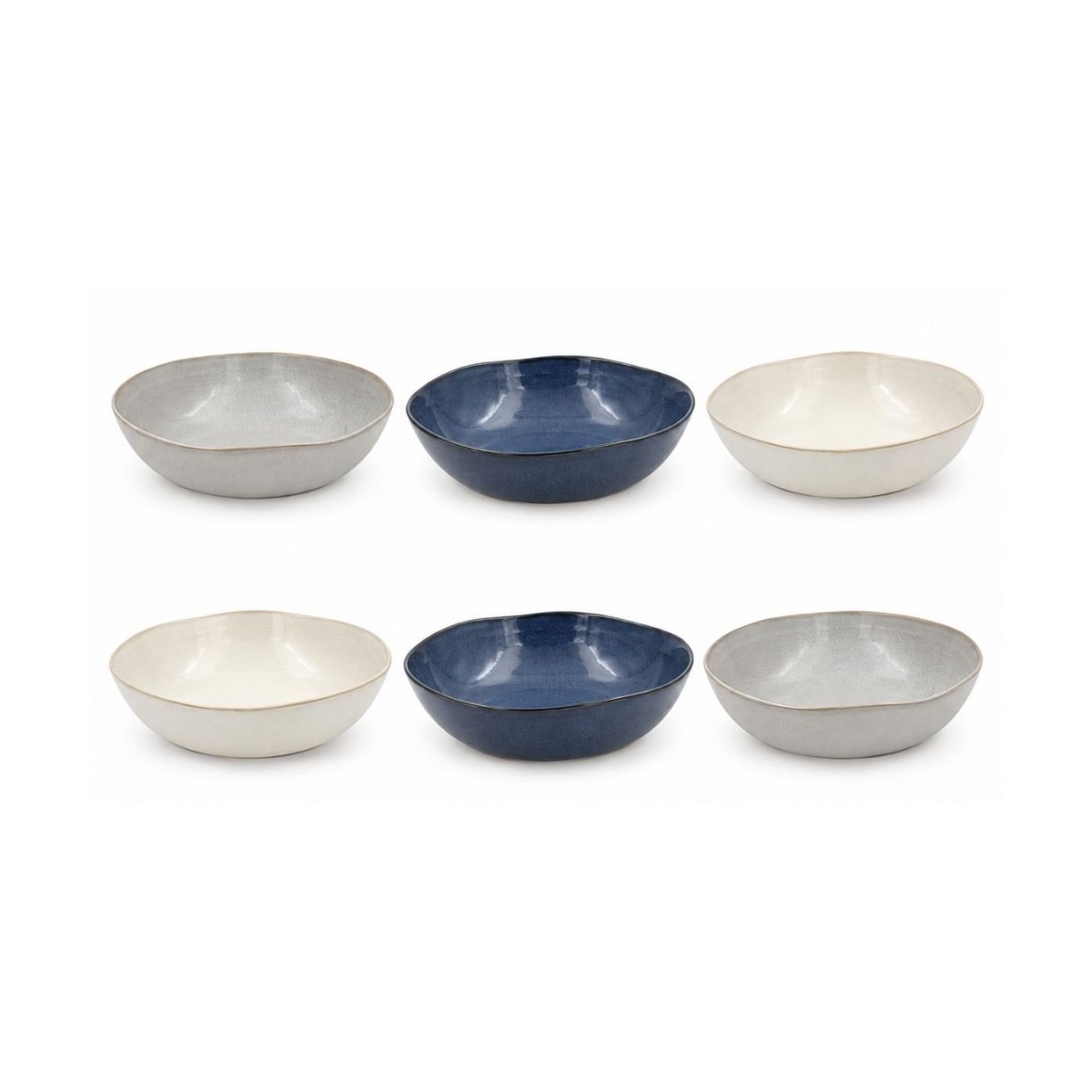 Lot de 6 assiettes creuses, OIA
