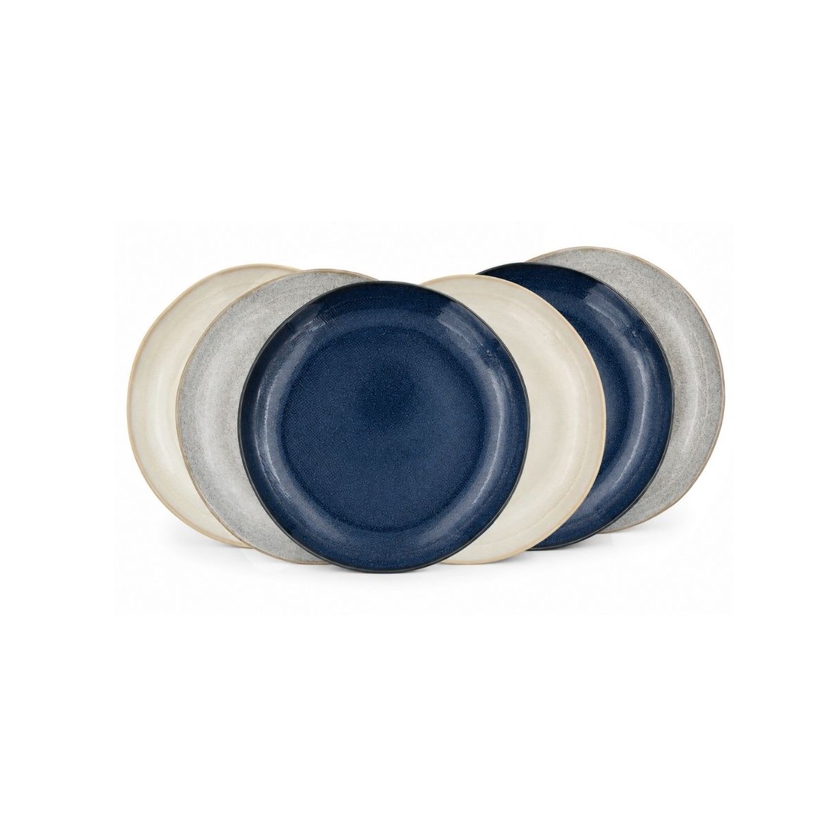 Lot de 6 assiettes à dessert, OIA