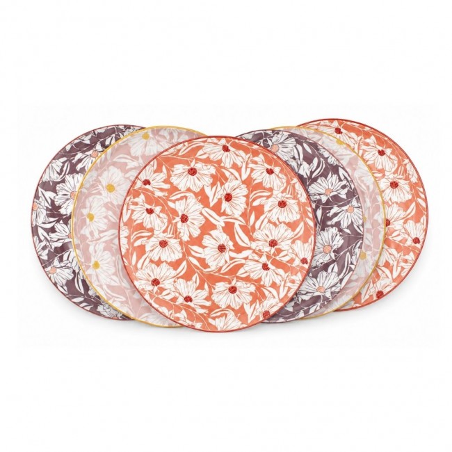 Lot de 6 grandes assiettes, OPHELIA